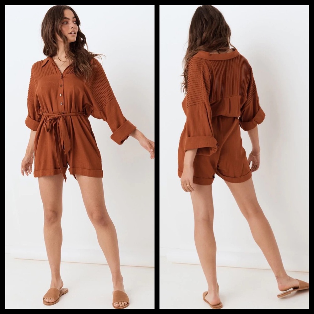NWT Spell & the Gypsy Collective Copper Rani Romper